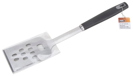 Omaha BBQ-22779-01 BBQ Spatula, 1.5 mm, Stainless Steel Blade, Stainless Steel, Plastic Handle, Straight Handle