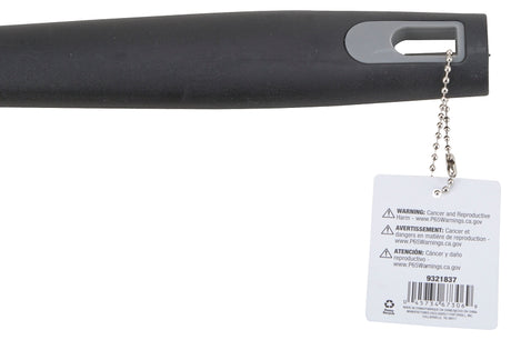 Omaha BBQ-22779-01 BBQ Spatula, 1.5 mm, Stainless Steel Blade, Stainless Steel, Plastic Handle, Straight Handle
