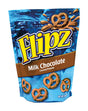 Flipz Milk Chocolate Covered Pretzels 5 oz, Pack of 6