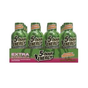 5-hour Energy Extra Strength Sugar Free Strawberry Watermelon Energy Shot 1.93 fl. oz., Pack of 12
