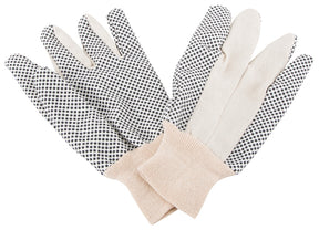 Diamondback GV-522PVD-3L Work Gloves with PVC Dots, Unisex, One-Size, 10-1/4 in L, Straight Thumb, Knit Wrist Cuff, Pack of 12