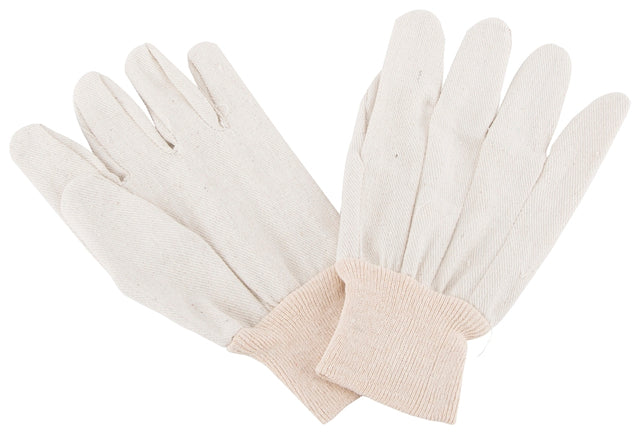 Diamondback GV-5221-3L Work Gloves, Unisex, One-Size, 10-1/4 in L, Straight Thumb, Knit Wrist Cuff, Cotton/Polyester, Pack of 12