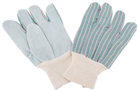 Diamondback GV-788HC-3L Work Gloves, Unisex, One-Size, 10-1/4 in L, Continuous Thumb, Knit Wrist, Cotton/Fabric/Leather