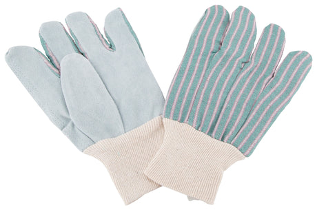 Diamondback GV-788HC-3L Work Gloves, Unisex, One-Size, 10-1/4 in L, Continuous Thumb, Knit Wrist, Cotton/Fabric/Leather
