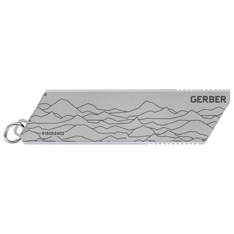 Gerber 1072684 Mini Utility Pocket Knife, 1-1/2 in L Blade, Stainless Steel Blade, 1-Blade, Silver Handle