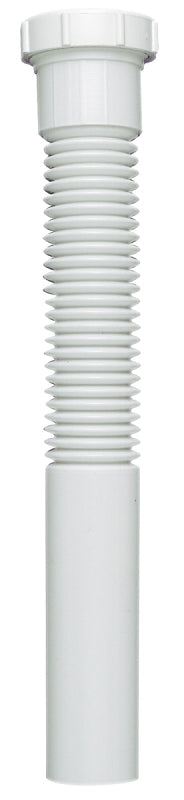Plumb Pak PP812-6 Series Pipe Extension Tube, 12 in L, 1-1/2 in, Slip Joint, Polypropylene