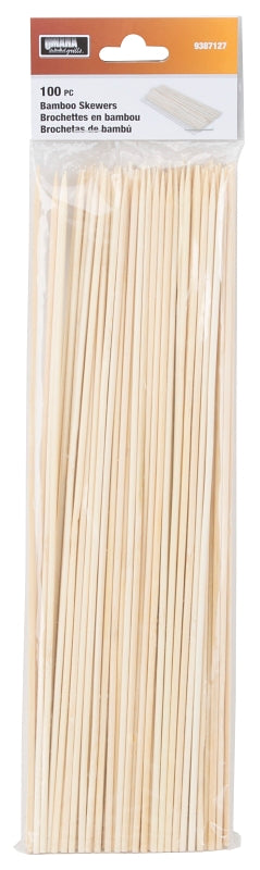 Omaha BBQ-37236 Skewer, 12 in L, Bamboo