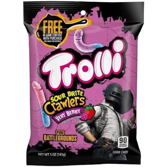 Trolli Sour Brite Crawlers Very Berry Gummi Candy 5 oz