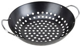 Omaha BBQ-33002 Grill Basket, Steel, Black, Non-Stick, Pack of 6