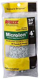 Whizz 78011 Mini Roller Cover, 3/8 in Thick Nap, 4 in L, Microlon Cover, 1/PK