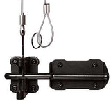 Nuvo Iron GLWHD Gate Latch, Galvanized Steel, Powder-Coated