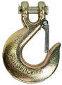 Baron 331L-5/16-70 Clevis Safety Slip Hook, 5/16 in, 4700 lb Working Load, 70 Grade, Carbon Steel, Yellow Chromate