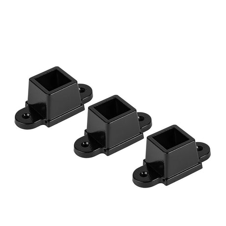 Nuvo Iron BSI09RTXB Wall Bracket, Steel, Black, Galvanized