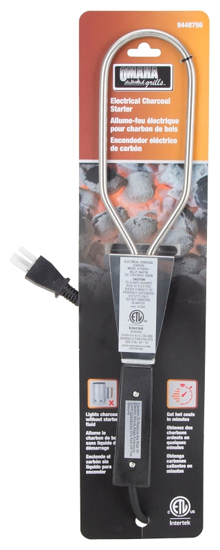 Omaha CS600 Electrical Charcoal Starter, Stainless Steel