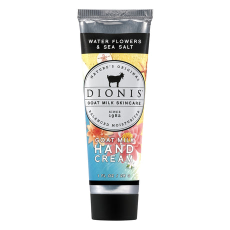 Dionis Goat Milk Skincare Water Flowers and Sea Salt Scent Hand Cream 1 oz 1 pk