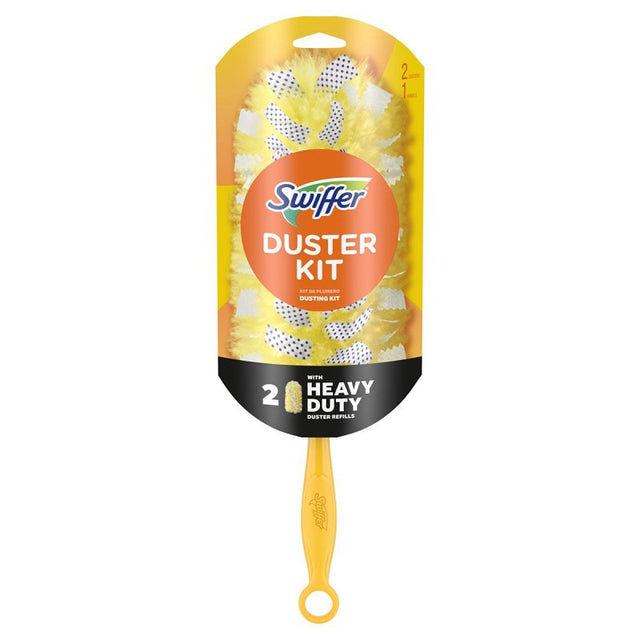 Swiffer 92804 Duster Starter Kit, Fiber Head, 6 in L Handle