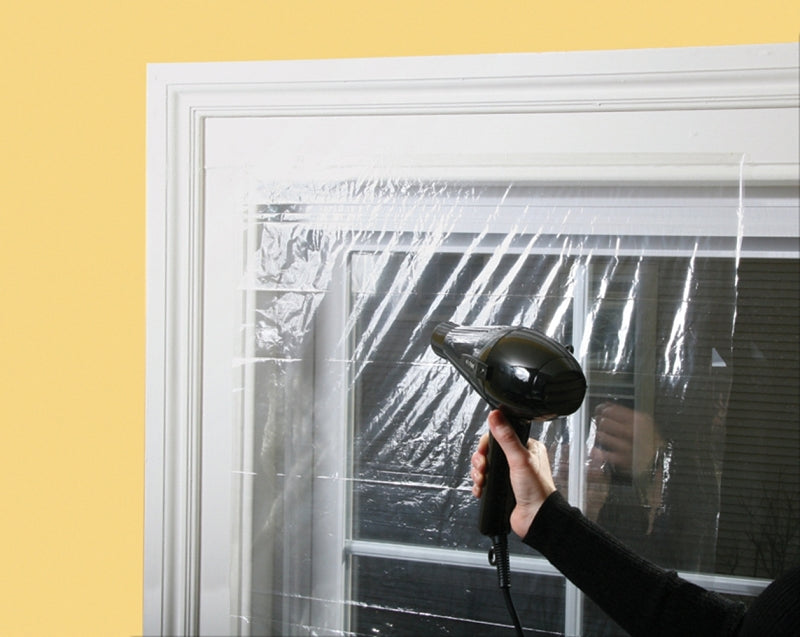 Frost King V85M Insulation Kit, 62 in W, 1.5 mil Thick, 210 in L, Polyethylene, Clear