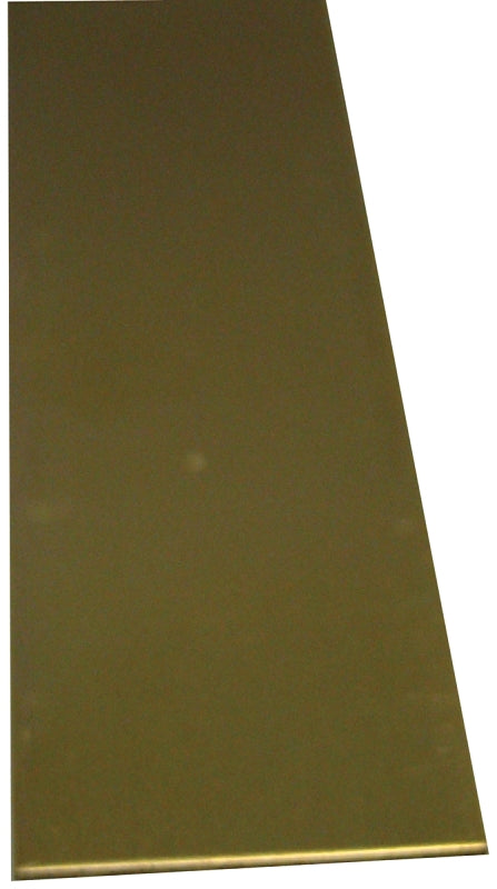 K & S 8241 Decorative Strip, 1/2 in W, 12 in L, 0.032 in Thick, Brass