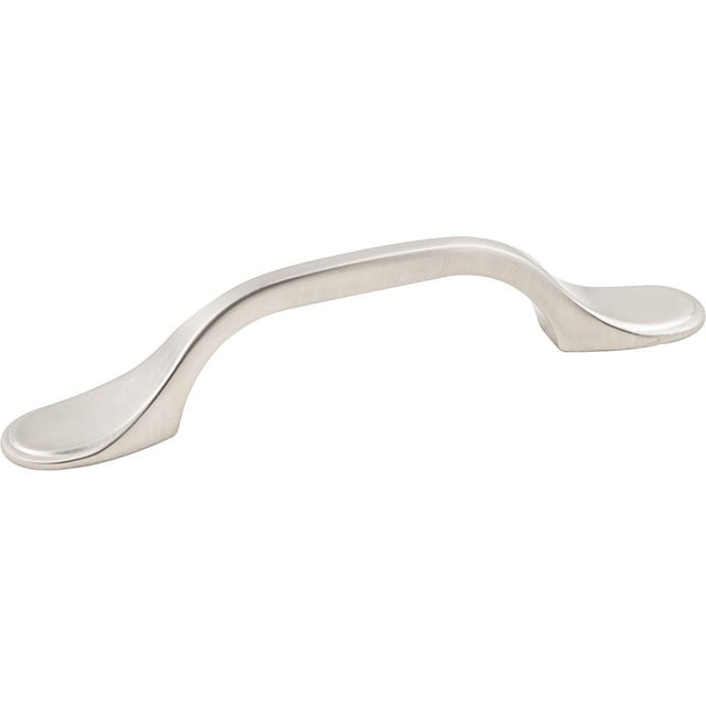 Hardware Resources K9973SN-8 Cabinet Pull, Satin Nickel, 5 in L Handle, 15/16 in H Handle, 15/16 in Projection, 8/PK