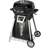 Napoleon TravelQ Series PRO285-STAND Grill Cart, 20-3/4 in OAL, 31-1/4 in OAW, 28 in OAH, Steel/Plastic, Black