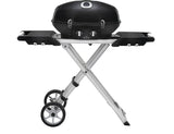 Napoleon TravelQ Pro Series PRO285X-BK Gas Grill with Scissor Cart, 12,000 Btu, Propane, 2-Burner, Black