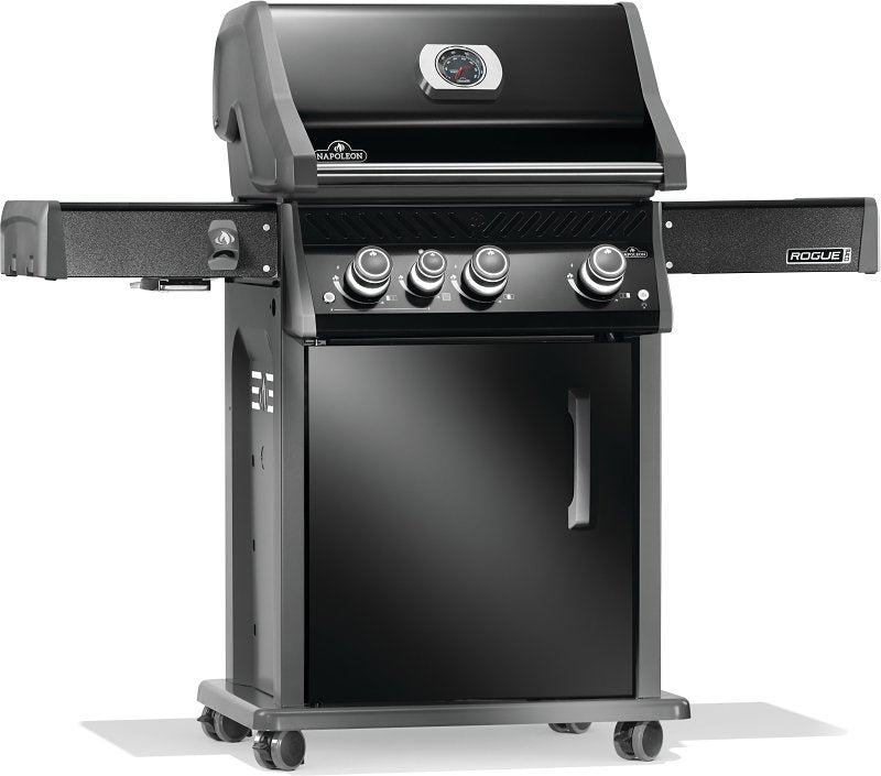 Napoleon Rogue PRO 425 Series RP425SIBNK-2 Gas Grill with Infrared Side Burner, 42,000 Btu, Natural Gas, 3-Burner
