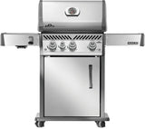 Napoleon Rogue PRO 425 Series RP425SIBNSS-2 Gas Grill with Infrared Side Burner, 42,000 Btu, Natural Gas, 3-Burner