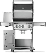 Napoleon Rogue PRO 425 Series RP425SIBPSS-2 Gas Grill with Infrared Side Burner, 42,000 Btu, Propane, 3-Burner