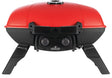 Napoleon TRAVELQ 285 Series TQ285-RD-1-A Gas Grill with Griddle, 12,000 Btu, Liquid Propane, 2-Burner, Red