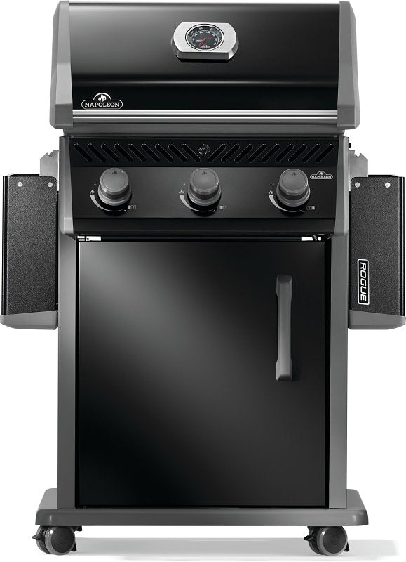 Napoleon Rogue 425 Series R425NK-2-SS Gas Grill, 42,000 Btu/hr BTU, Natural Gas, 3-Burner, Smoker Included: Yes