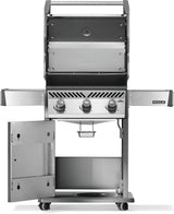 Napoleon Rogue 425 Series R425NSS-2 Gas Grill, 42,000 Btu/hr BTU, Natural Gas, 3-Burner, Smoker Included: Yes