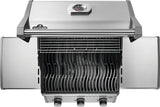 Napoleon Rogue 425 Series R425NSS-2 Gas Grill, 42,000 Btu/hr BTU, Natural Gas, 3-Burner, Smoker Included: Yes
