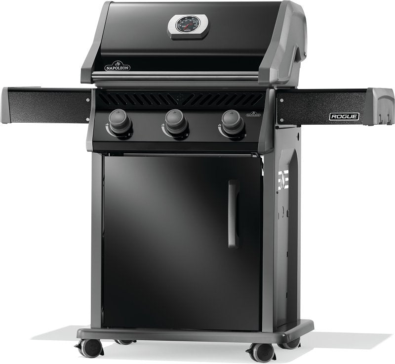 Napoleon Rogue 425 Series R425PK-2 Gas Grill, 42,000 Btu, Propane, 3-Burner, 425 sq-in Primary Cooking Surface