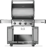 Napoleon Rogue 525 Series R525NSS-2 Gas Grill, 48,000 Btu/hr BTU, Natural Gas, 4-Burner, Smoker Included: Yes