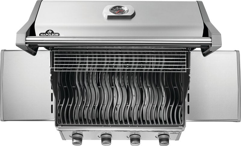 Napoleon Rogue 525 Series R525NSS-2 Gas Grill, 48,000 Btu/hr BTU, Natural Gas, 4-Burner, Smoker Included: Yes