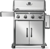 Napoleon Rogue 525 Series R525PSS-2 Gas Grill, 48,000 Btu, Propane, 4-Burner, 525 sq-in Primary Cooking Surface