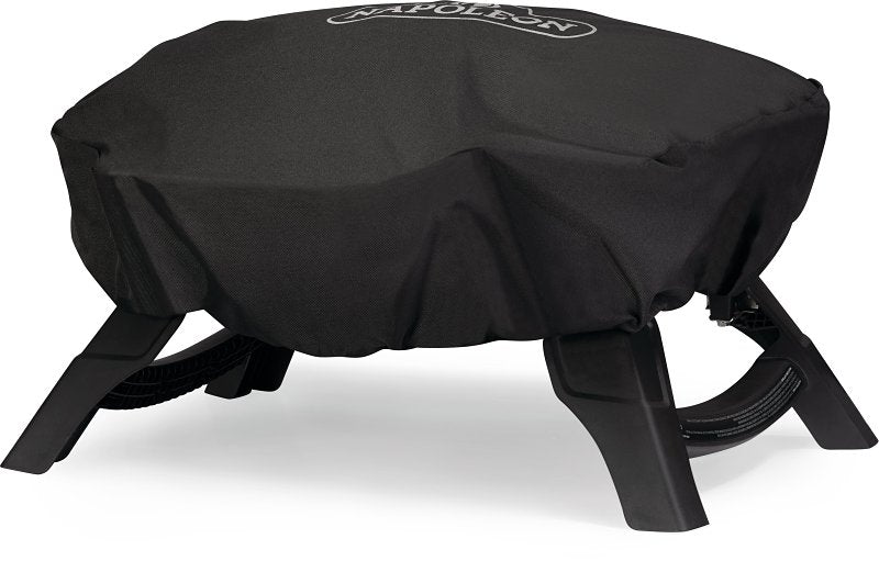 Napoleon TravelQ Series 61286 Grill Cover, 31 in W, 21 in D, 15 in H, Vinyl, Gray