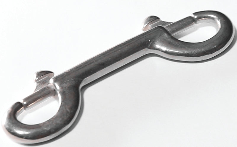 Baron 163M Double Pattern Chain Snap, 80 lb Working Load, Iron, Nickel-Plated