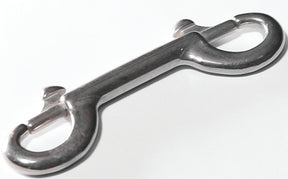 Baron 163M Double Pattern Chain Snap, 80 lb Working Load, Iron, Nickel-Plated