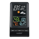 La Crosse 308-1415C Wireless Forecast Station, Battery, -40 to 140 deg F, 10 to 99% RH Humidity Range, Black, Pack of 4