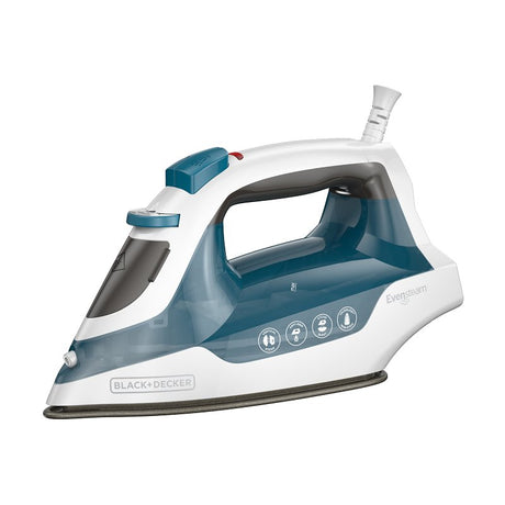 Black+Decker IR06V Easy Steam Compact Iron, 1200 W, Blue