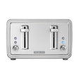 Black+Decker TR4900SSD Toaster, 1500 W, 4-Slice, 7, Stainless Steel, Silver