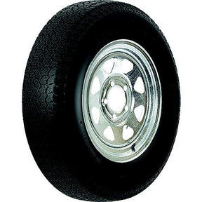 Loadstar Bias Tire and Wheel (Rim) Assembly ST175/80D-13 5 Hole C Ply