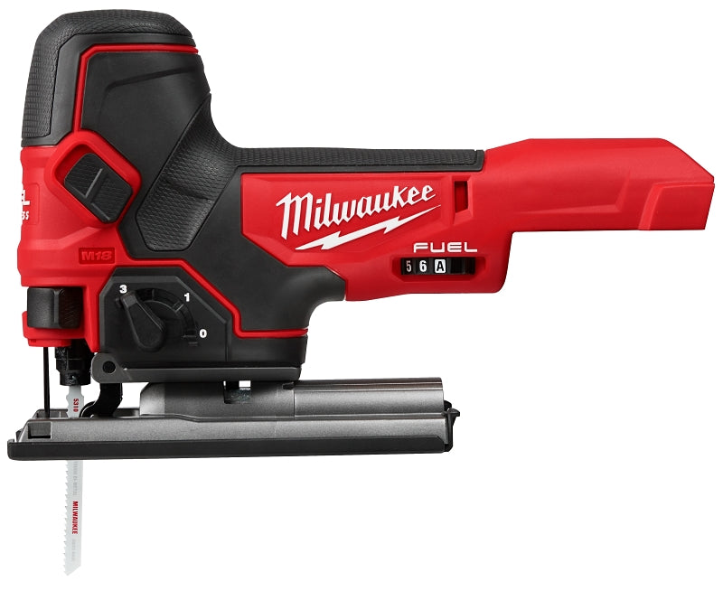 Milwaukee 2737B-20 Jig Saw, Tool Only, 18 V, 0.38 in Metal, 5.5 in Wood Cutting Capacity, 1 in L Stroke, 6-Speed