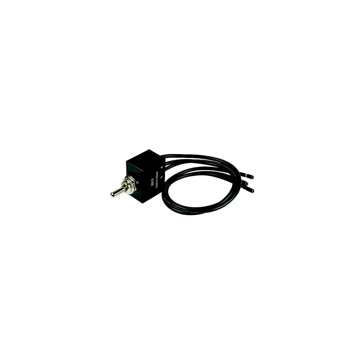 BEP 1002007 Sealed Toggle Switch, On-Off-On, SPDT, 10" Wire Leads