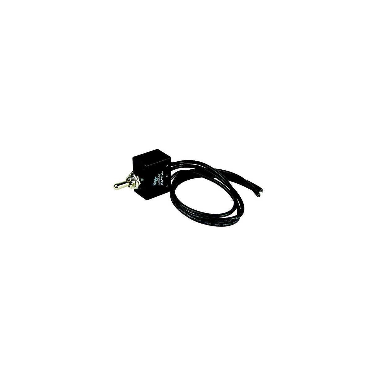 BEP 1002009 Sealed Toggle Switch, (On)-Off-(On), SPDT, 10" Wire Leads