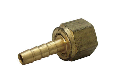 JMF Company Brass 3/8 in. D X 3/8 in. D Adapter 1 pk, Pack of 5