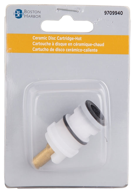 Boston Harbor A507103N-OBF1 Ceramic Disc Faucet Cartridge, W3/16-24 Connection, Plug-In, Brass/Ceramic/Plastic
