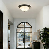 Boston Harbor OG24001 Ceiling Light, 120 V, 2-Lamp, Fluorescent, Incandescent Lamp, Black Fixture
