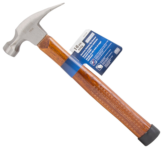 Vulcan JL20142 Hammer, 16 oz Head, Rip Claw Head, Carbon Steel Head, 13-1/8 in OAL